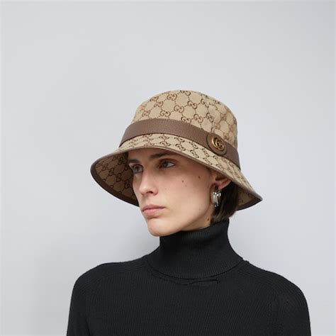 GG canvas bucket hat in Beige Undefined 